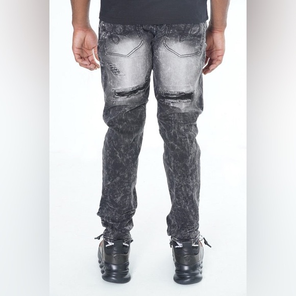 FROST ORIGINALS ALL OVER SHREDDED JEANS - Picture 3 of 4